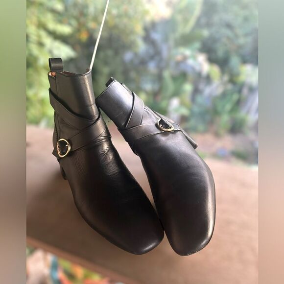 🔥🔥 COACH Nadia Bootie Black Boot Leather Size 9 - Picture 14 of 16